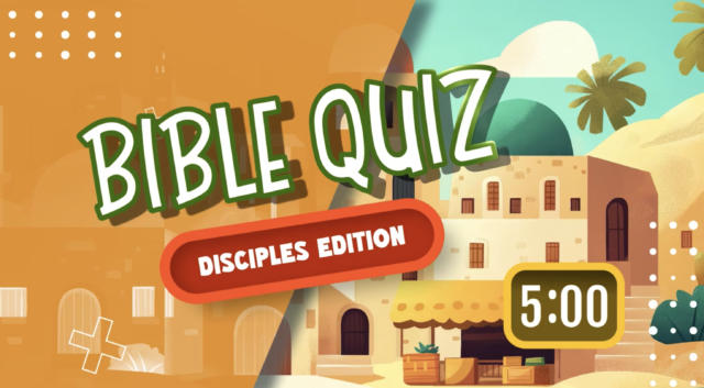 Bible Quiz: Disciples Edition